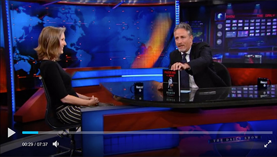 Mary on The Daily Show - Packing for Mars